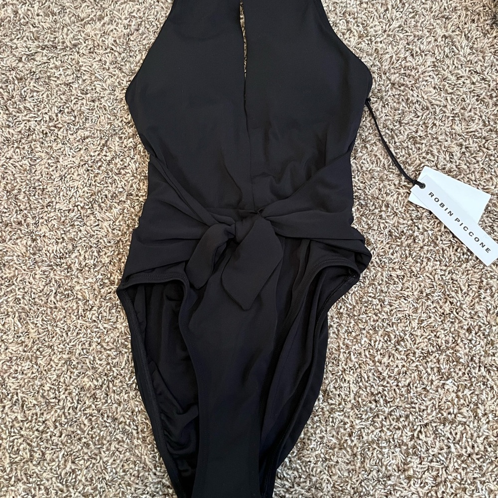 Robin Piccone Black One Piece Swimsuit